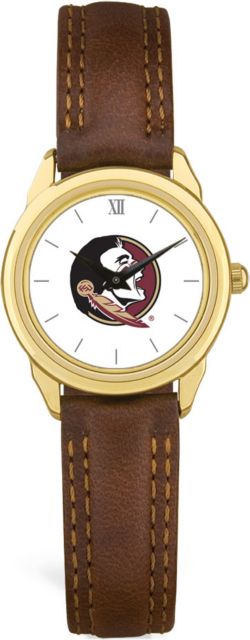 CSI Withomens Browithn Leather Withatch With Colored Medallion - ONLINE ONLY