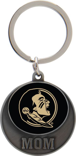 Florida State University Mom Pewter Keychain