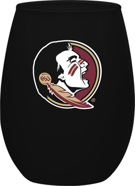 Florida State University Wine Glass