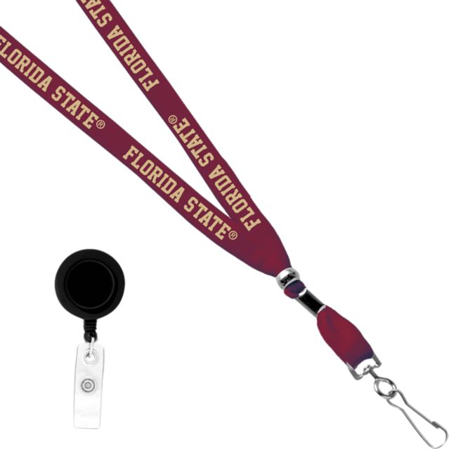 Florida State University Card Clamp Lanyard
