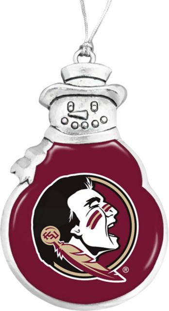 Florida State University Snowman Ornament