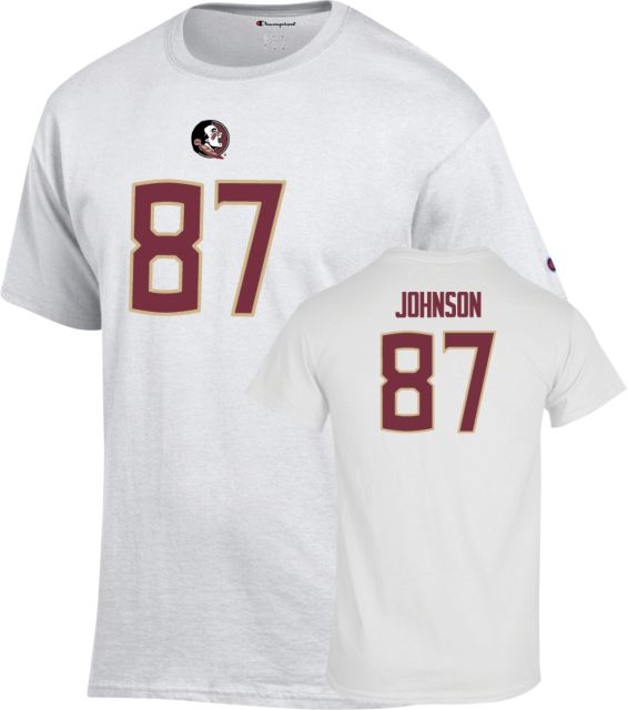 Florida State Football T-Shirt Xavier Johnson - 87 - ONLINE ONLY