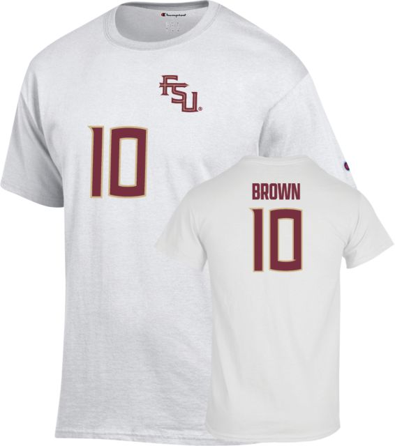 Florida State Women's Soccer T-Shirt Jody Brown - 10 - ONLINE ONLY