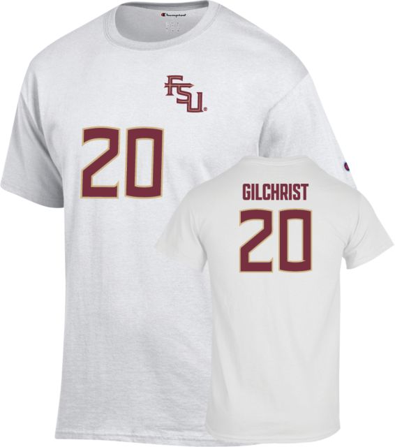 Florida State Women's Soccer T-Shirt Heather Gilchrist - 20 - ONLINE ONLY