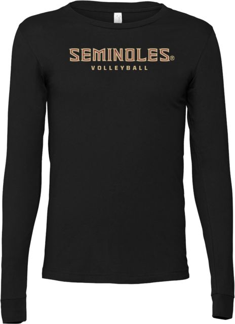 Florida State Bella + Canvas Jersey Cotton Long Sleeve T Shirt Seminoles Volleyball - ONLINE ONLY