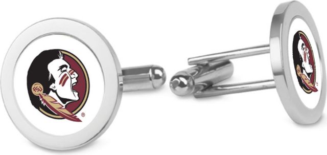 CSI Silver Cufflinks (Gift Boxed) With Colored Medallion - ONLINE ONLY
