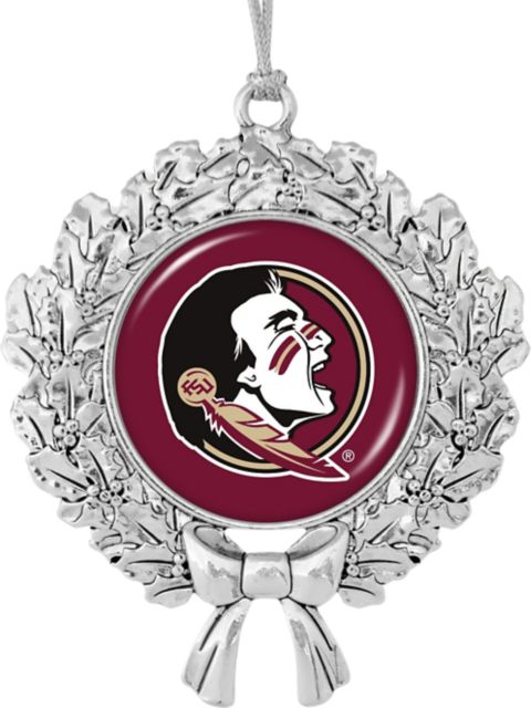 Florida State University Wreath Ornament