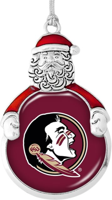 Florida State University Santa Ornament