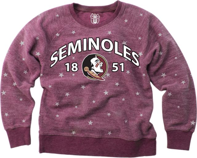 Florida State University Girl's Star Crewneck