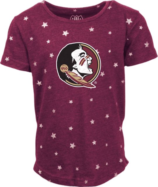 Florida State University Seminoles Toddler Girls Shimmer Short Sleeve T-Shirt