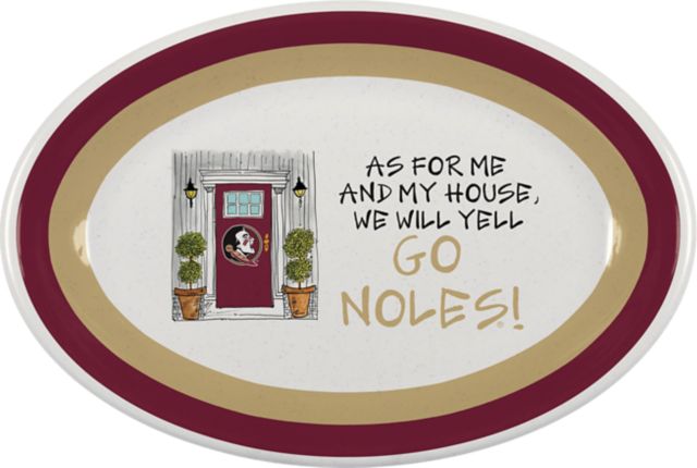 Florida State University Large Oval Platter