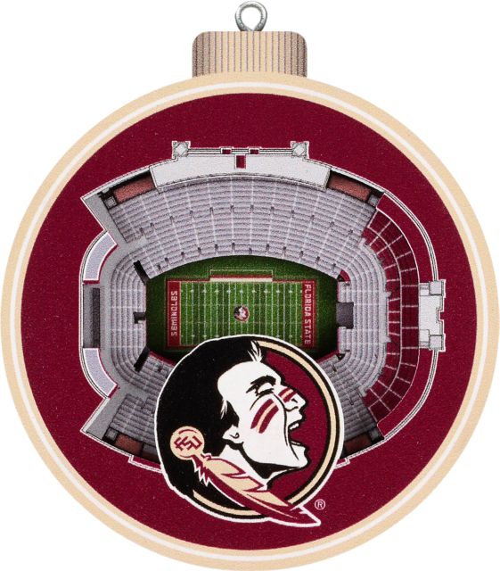 Florida State University Seminoles 3D Stadium Ornament