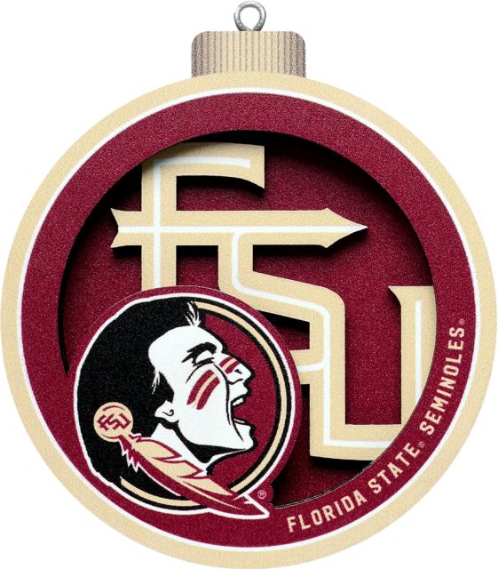 Florida State University Seminoles 3D Stadium Ornament