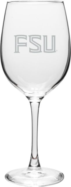 Florida State University 16 oz. Wine Glass