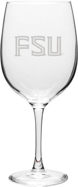 Florida State University 19 oz. Wine Glass