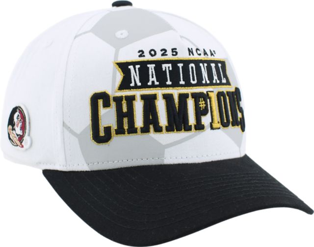 Florida State University Women's Soccer 2025 National Champions Adjustable Cap