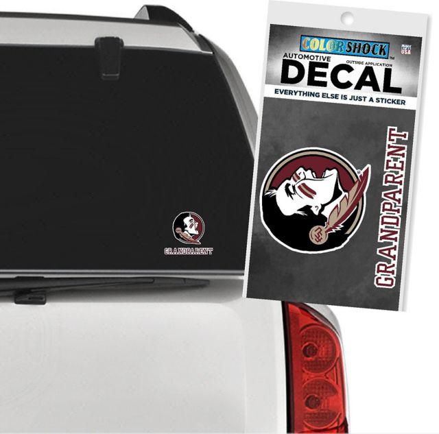 Florida State University Seminoles Grandparent Decal
