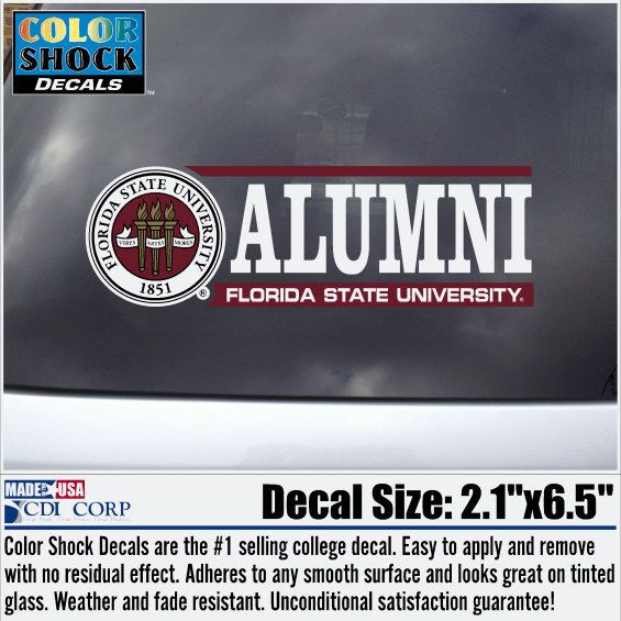Florida State University AlumniDecal