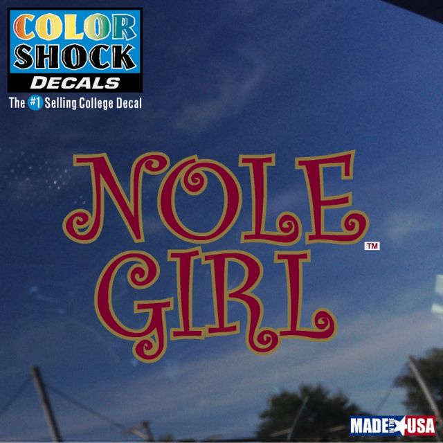 Florida State University Girl Decal