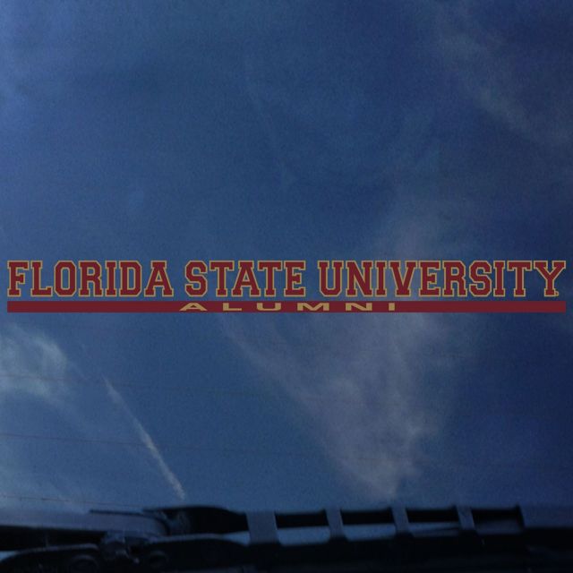 Florida State University Alumni Strip Decal