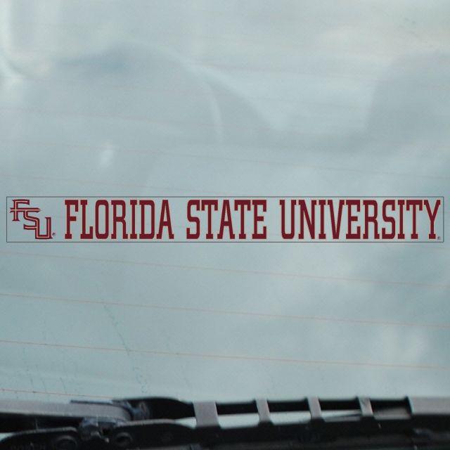 Florida State University Strip Decal