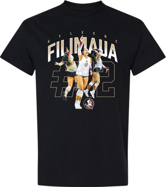 Florida State University #12 Kyleene Filimaua Short Sleeve T-Shirt