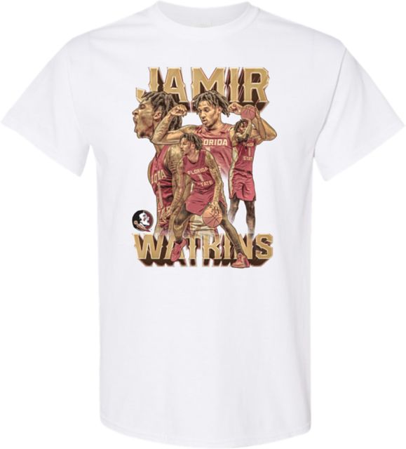 Florida State University Men's Basketball Short Sleeve T-Shirt JAMIR WATKINS