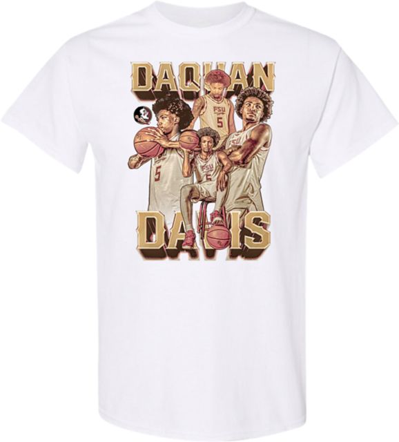 Florida State University Men's Basketball Short Sleeve T-Shirt DAQUAN DAVIS