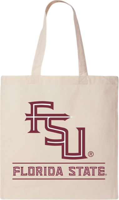 Florida State University 15 x 16 Canvas Tote Bag