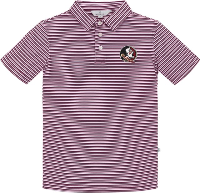 Florida State University Seminoles Youth Striped Polo