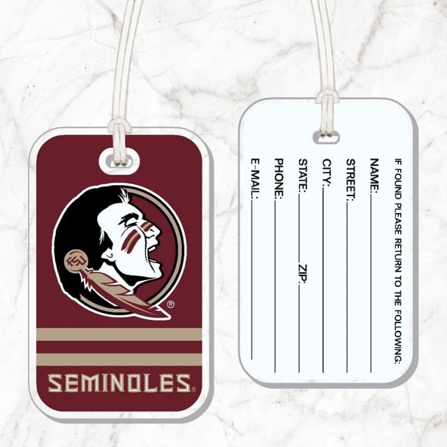 Florida State University Seminoles Acrylic Bag Tag