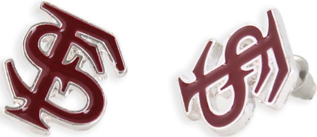 Florida State University Enamel Logo Stud Earrings