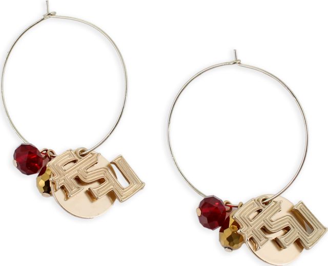 Florida State University Matte Gold Logo Hoops