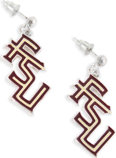 Florida State University Enamel Logo Earrings