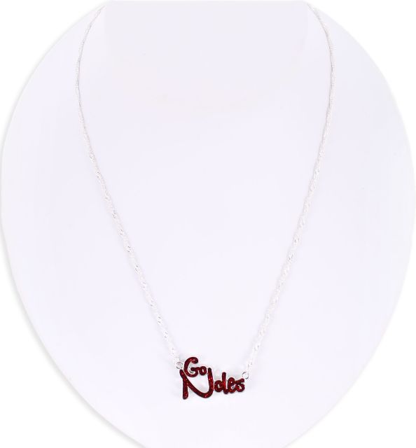 Florida State University 17'' Slogan Necklace