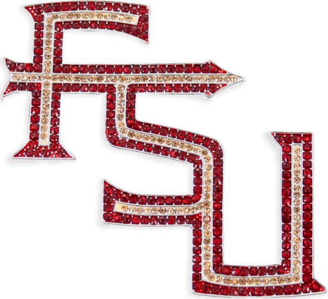 Florida State University Crystal Logo Pin