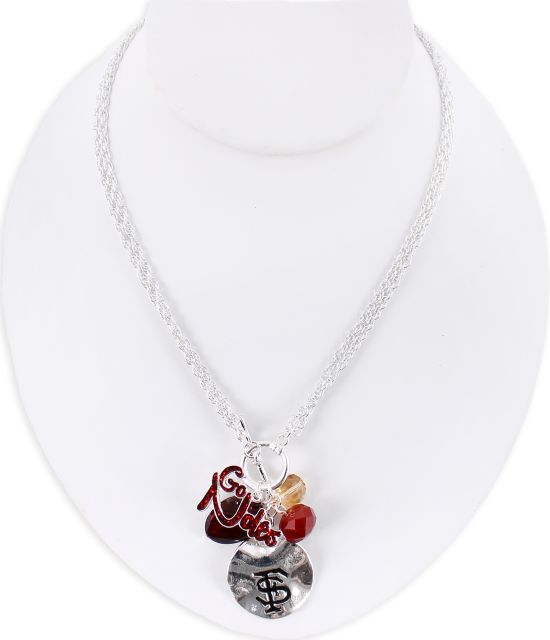 Florida State University Slogan Cluster Convertible Necklace