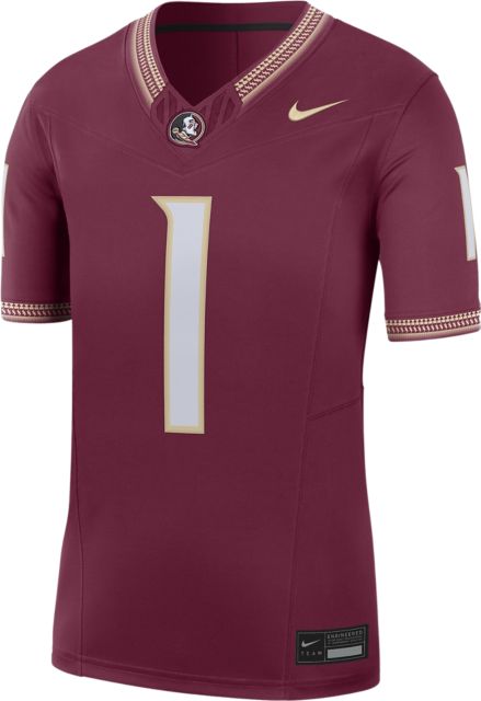 Nike White Florida State Seminoles Full-Button Replica Softball Jersey