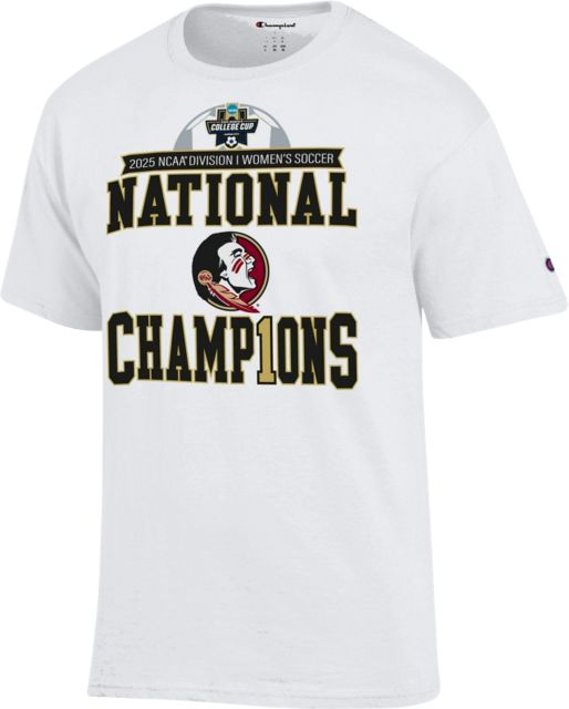 Florida State University Seminoles Women's Soccer 2025 National Champions Short Sleeve T-Shirt