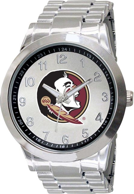 Florida State University 44mm Men's Stainless Steel Watch