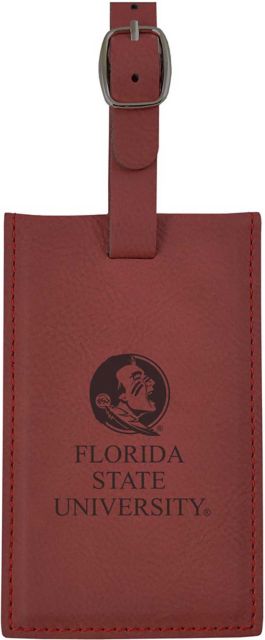 Maroon NCAA Florida State Seminoles Vinyl Luggage Tag 2pk 