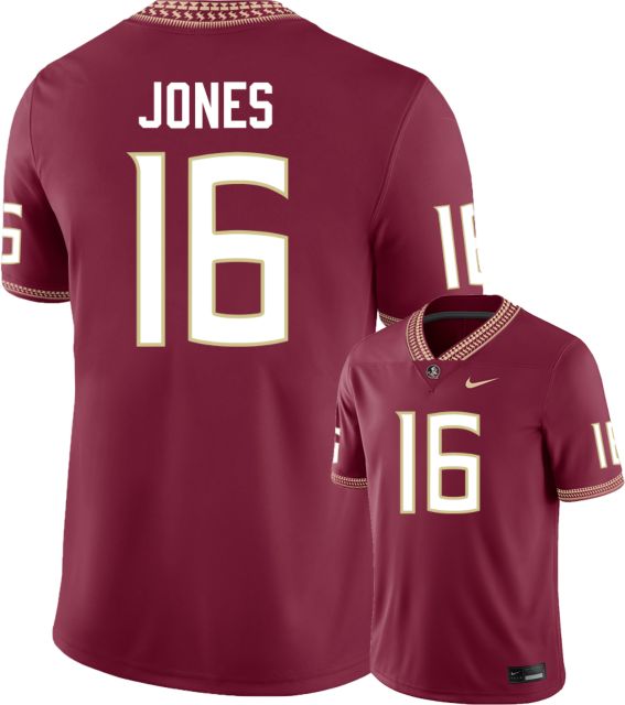 Florida State University Football Replica Jersey 16 Q JONES Florida State University