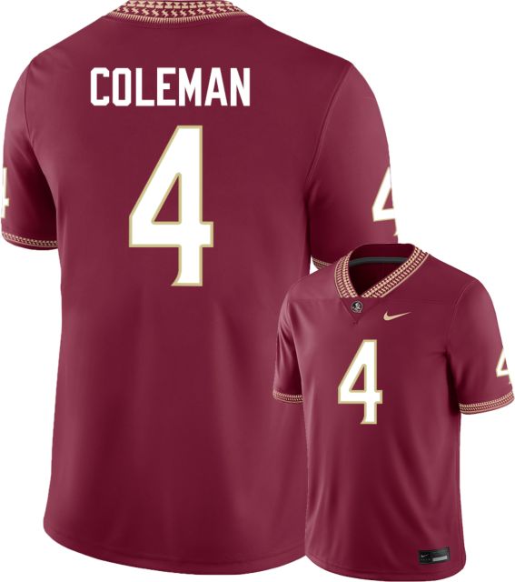 Florida State Men's Nike College Full-Button Baseball Jersey