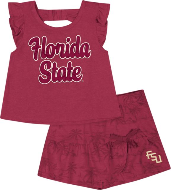 Florida State University Seminoles Toddler Sleeveless Shirt and Shorts Set