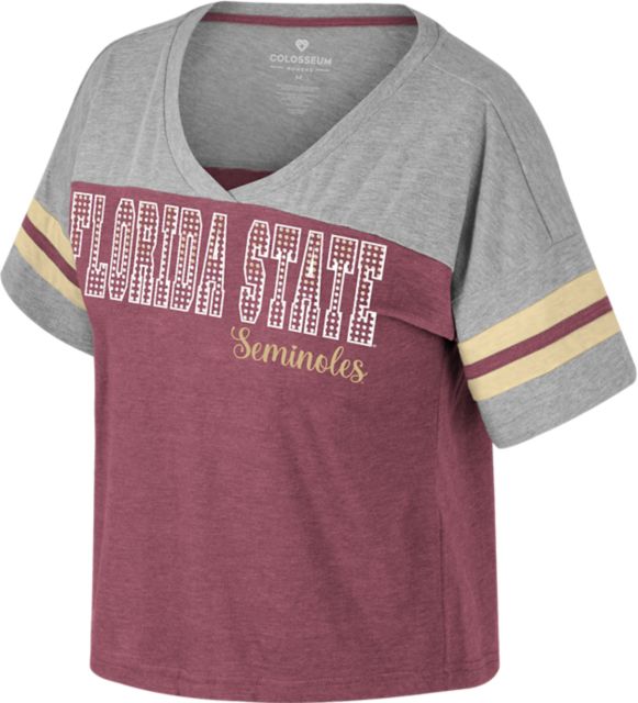 Florida State University Seminoles V-Neck Short Sleeve T-Shirt