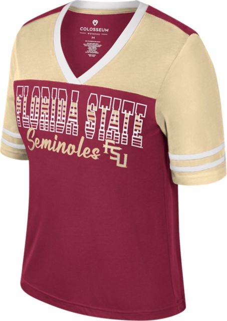 Florida State University Seminoles V-Neck Short Sleeve T-Shirt