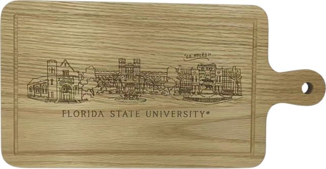Florida State University Skyline Charcuterie Board