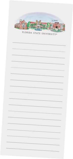Florida State University Skyline 3.5x8.5 Notepad