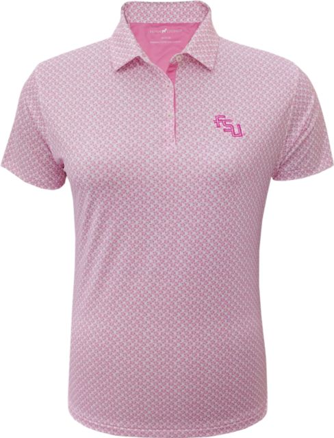 Florida State University Women's Flower Pattern Polo