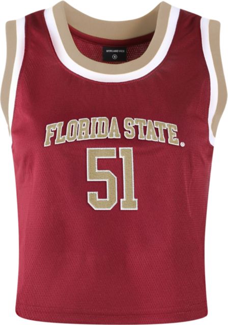 Florida State University Women's Cropped Basketball Jersey